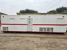 Samanbrjótanlegt gámahús